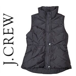 J. Crew Women's Quilted Vest in Chocolate Brown Size XS